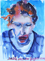 Stana 06, Portrait, Aquarell